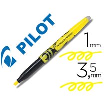 Rotulador Pilot Frixion Light Fluorescente Borrable Punta Defibra Color Amarillo