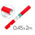 Rollo Adhesivo Liderpapel Especial Ante Rojo Rollo De 0,45 X 2 Mt