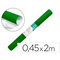 Rollo Adhesivo Liderpapel Especial Ante Verde Rollo De 0,45 X 2 Mt