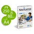 Papel Fotocopiadora Navigator Home Pack Din A4 80 Gramos Paquete De 250 Hojas