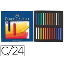 Tiza Pastel Faber Castell Estuche Carton De 24 Unidades Colores Surtidos