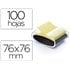 Soporte Bloc De Notas Adhesivas Quita Y Pon Post-It Super Sticky Z Notes Color Negro Con 1 Bloc 76X76 Mm