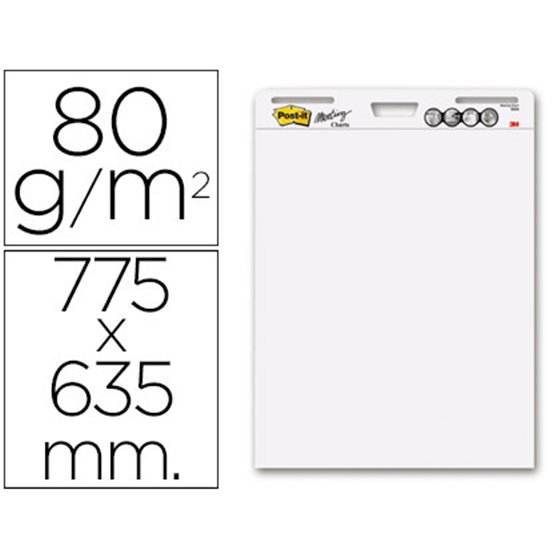 Bloc Congreso Post-It 775X635 Mm 30 Hojas 80G/M2