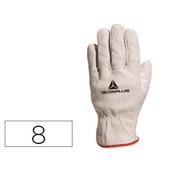 Guantes Deltaplus Piel Vacuno Especial Para Todo Tipo De Trabajos El Mas Vendido Del Mercado Talla 8