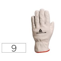 Guantes Deltaplus Piel Vacuno Especial Para Todo Tipo De Trabajos El Mas Vendido Del Mercado Talle 9