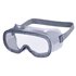 Gafas De Proteccion Deltaplus Panoramicas Montura Flexible De Pvc Ventilacion Directa Talla Ajustable Color Gris
