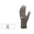 Guantes Deltaplus Poliester Antideslizante Lavable Especial Para Manipulacion Y Manutencion Gris Talla 6