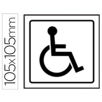 Pictograma Syssa Señal De Minusvalidos En Pvc 105X105 Mm