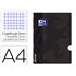 Libreta Escolar Oxford Openflex Tapa Flexible Optik Paper 48 Hojas Din A4 Cuadro 5 Mm Color Negro