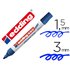 Rotulador Edding Para Pizarra Blanca 660 Color Azul Punta Redonda 1,5-3 Mm Recargable