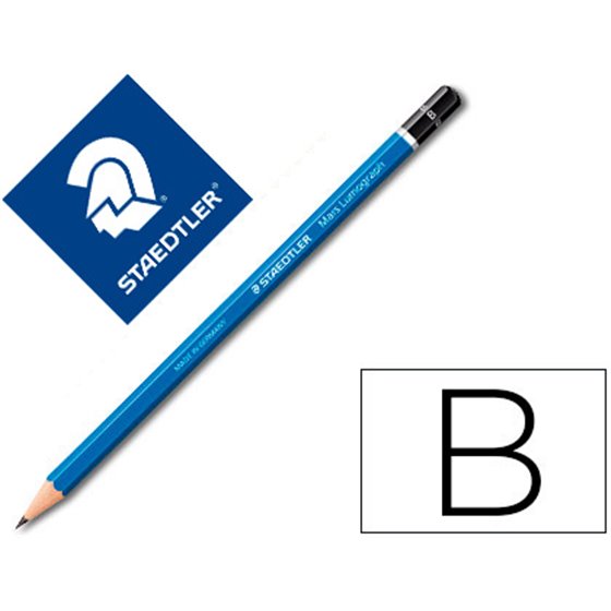 Lapices De Grafito Staedtler Mars Lumograph 100 B Unidad