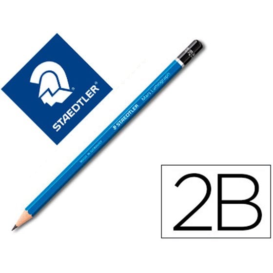 Lapices De Grafito Staedtler Mars Lumograph 100 2B Unidad
