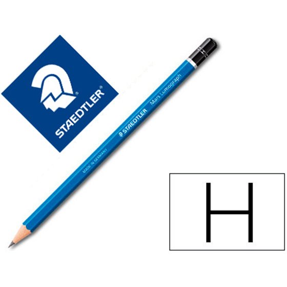 Lapices De Grafito Staedtler Mars Lumograph 100 H Unidad