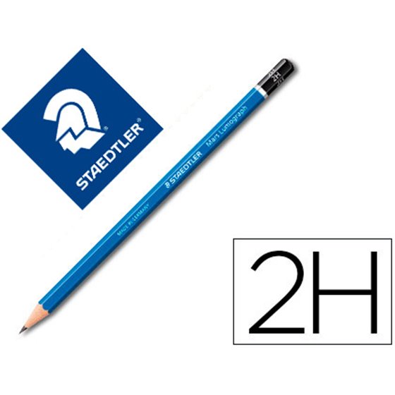 Lapices De Grafito Staedtler Mars Lumograph 100 2H Unidad