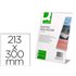 Expositor Sobremesa Q-Connect Con Forma De L Metacrilato Tamaño 213X300 Mm