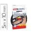 Velcro Autoadhesivo Tesa Para Agrupar Cables 5 M X 10 Mm Color Negro