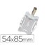 Identificador Con Pinza Giratoria Durable Uso Vertical/Horizontal 54X85 Mm