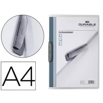 Carpeta Durable Duraswing Dossier Pinza Lateral Giratoria Polipropileno Din A4 Grafito 30 Hojas