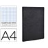 Libreta Age-Bag Tapa Cartulina Lomo Cosido Cuadro 5 Mm 96 Hojas Color Negro 210X297 Mm