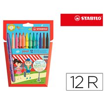 Rotulador Stabilo Power Caja De 12 Unidades Colores Surtidos