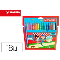 Rotulador Stabilo Power Caja De 18 Unidades Colores Surtidos