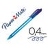 Boligrafo Paper Mate Inkjoy 100 Retractil Punta Media Azul