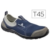 Zapatos De Seguridad Deltaplus De Poliester Y Algodon Con Plantilla Y Puntera - Color Azul Marino Talla 45