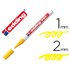 Rotulador Edding Punta Fibra 751 Amarillo Punta Redonda 1-2 Mm