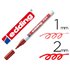 Rotulador Edding Punta Fibra 751 Rojo Punta Redonda 1-2 Mm