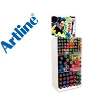 Expositor Artline Poster Marker 93 Unidades Colores Surtidos 51 Uds 2 Mm / 33 Uds 6 Mm / 9 Uds 12 Mm