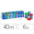 Tempera Pelikan Glitter 20 Ml 942/20S Caja 6 Colores Surtidos + Pincel