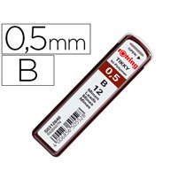 Minas Rotring Grafito 0,5 Mm B Estuche De 12 Minas