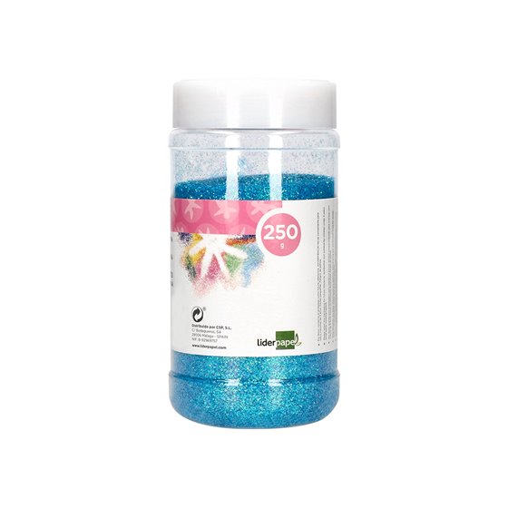 Purpurina Liderpapel Fantasia Colores Metalicos Pasteles Surtidos Bote De 250 Gr