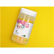 Purpurina Liderpapel Fantasia Color Metalico Amarillo Pastel Bote De 250 Gr