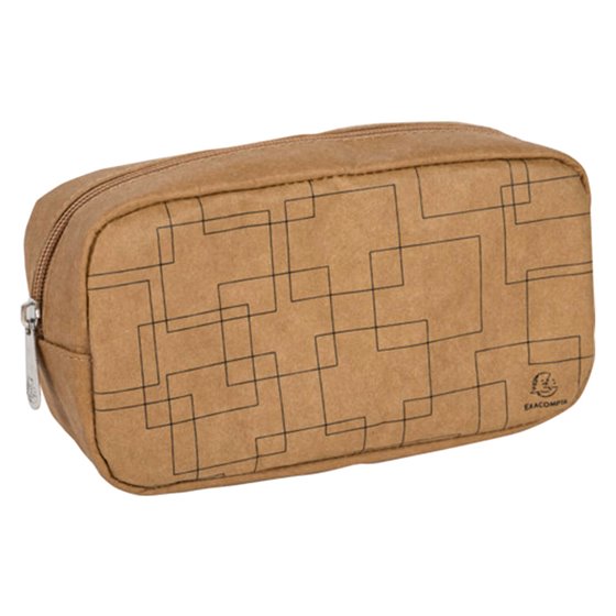 Bolso Escolar Exacompta Eterneco Cuero Imitacion Vegetal Grande Rectangular 105X75X205 Mm