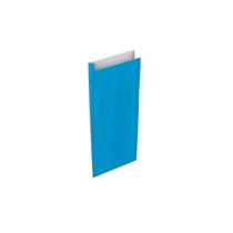 Sobre Papel Basika Celulosa Celeste Con Fuelle Xs 120X250X30 Mm Paquete De 25 Unidades