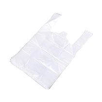 Bolsa Camiseta Reciclada 70% Blanca 50 Mc 30X40 Cm Apta Legislacion De Bolsas 2021