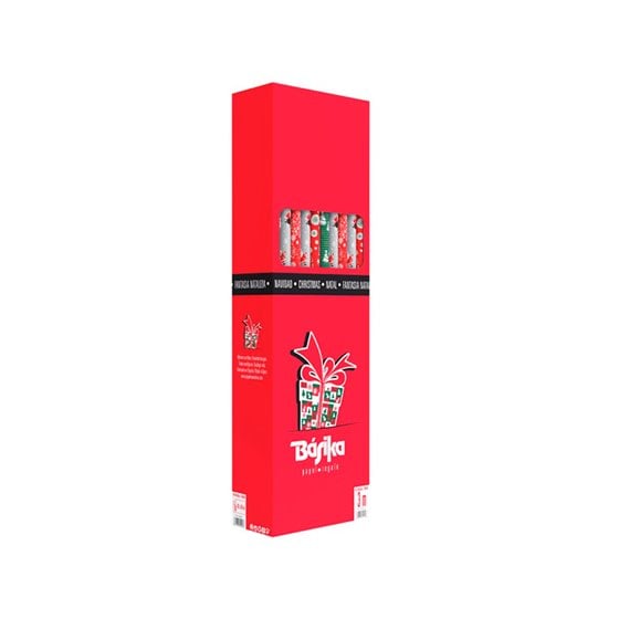 Papel De Regalo Basika Navidad Rollo Ancho 1 Mt Longitud 3 M Modelos Surtidos Gramaje 50 Gr
