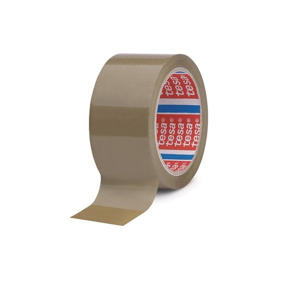 Cinta Adhesiva Tesa Marron Pp 66 Mt X 50 Mm Para Embalaje