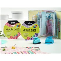 Cinta Adhesiva Plico Doble Cara 20 Mt X 15 Mm