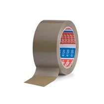 Cinta Adhesiva Tesa Pvc Color Marron 66 Mt X 50 Mm Para Embalaje