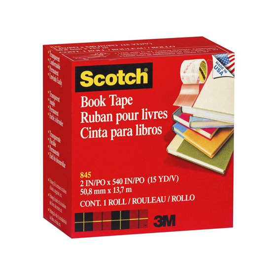 Cinta Adhesiva Scotch 845 Book Tape 13,7 Mt X 50,8 Mm