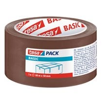 Cinta Adhesiva Tesa Marron Basic 66 Mt X 50 Mm Para Embalaje