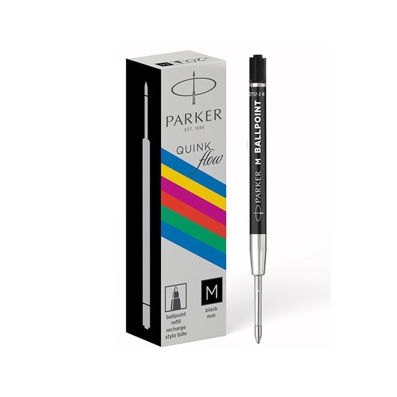 Recambio Boligrafo Parker Originals Economico Negro Punta Media