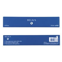 Recambio Roller Belius Azul 0,7 Mm Caja 3 Unidades