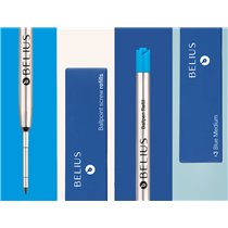 Recambio Boligrafo Belius Azul 0,8 Mm Caja 3 Unidades