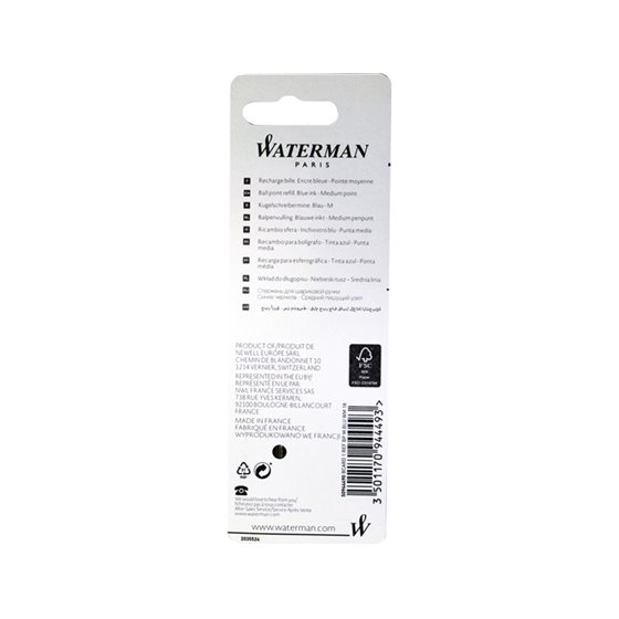 Recambio Boligrafo Waterman Standar Maxima 53426 Azul