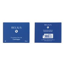 Tinta Estilografica Belius Azul Caja 6 Cartuchos