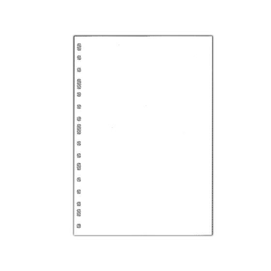 Recambio Multifin 3002 Cuarto Natural Liso Blanco