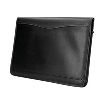 Carpeta Portafolios Cremallera Con Bolsa Para Movil Y Tarjetero Color Negro 260X355 Mm